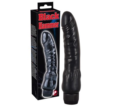 Zgrabny wibrator z wygiętą główką jak penis 22cm